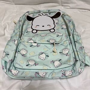 Cartoon Pochacco Casual Backpack Schoolbag Student Travel Bag Handbags Unisex